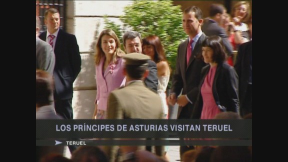 Los príncipes de Asturias visitan Teruel