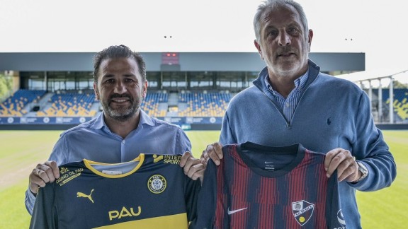 La SD Huesca y el Pau FC firman un acuerdo de colaboración