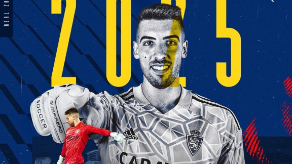 Dani Rebollo renueva con el Real Zaragoza hasta 2025