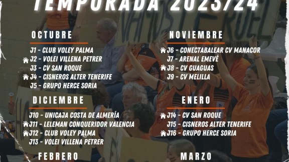 El Pamesa Teruel Voleibol ya conoce su hoja de ruta de la próxima temporada