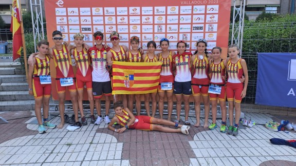 Aragón vuelve a subir al pódium en el Campeonato de España de Triatlón por autonomías