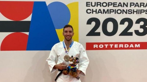 El judoca Sergio Ibáñez, bronce en los Campeonatos de Europa Paralímpicos