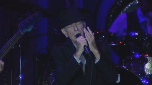 Actuación de Leonard Cohen en Zaragoza