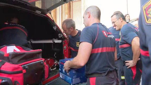 Un equipo de bomberos de Zaragoza ya está en Marruecos para ayudar en la búsqueda de supervivientes