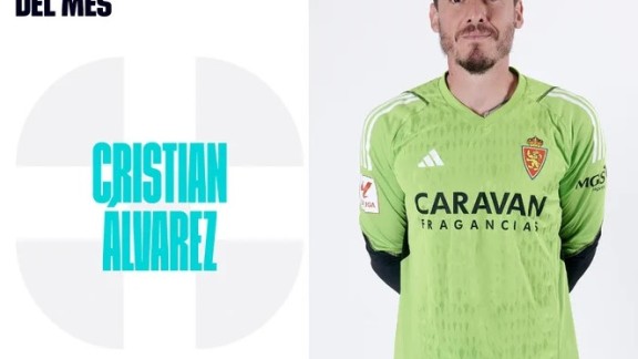 Cristian Álvarez, mejor jugador del mes de agosto de LaLiga Hypermotion