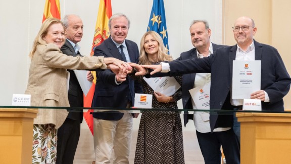 Gobierno de Aragón, sindicatos y empresarios acuerdan avanzar en el empleo innovador y de calidad