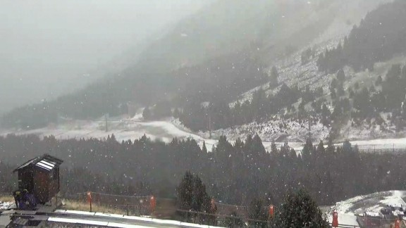 Ampliación del aviso amarillo por viento y bajas temperaturas en el Pirineo