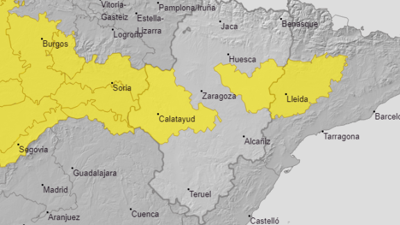 Aemet mantiene activada la alerta amarilla por nieblas en el sur de Huesca