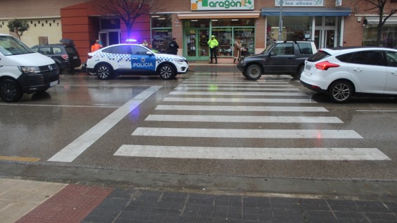 Un conductor de 87 años atropella a dos peatones en Huesca
