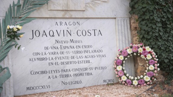 El traslado a Zaragoza de los restos de Joaquín Costa
