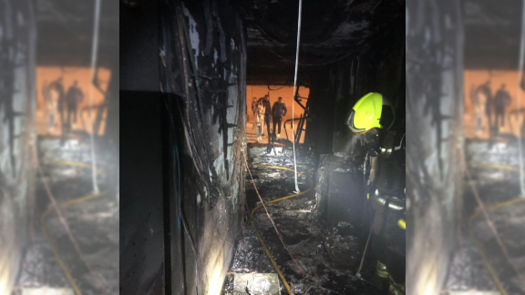 Sofocado un incendio declarado en la planta baja de un edificio de viviendas en Altorricón