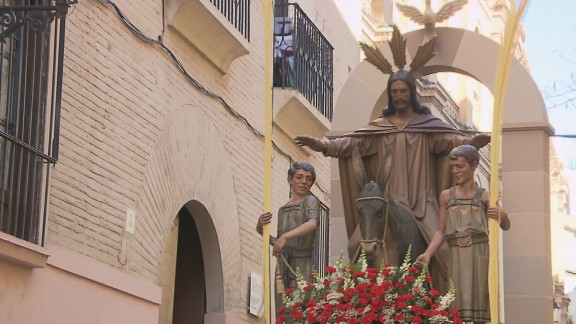 Primer gran día de la Semana Santa en Aragón TV: procesiones de Palmas y Vía Crucis