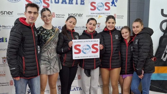 Seis patinadoras del CH Jaca participan en la cuarta parada de la Liga Norte