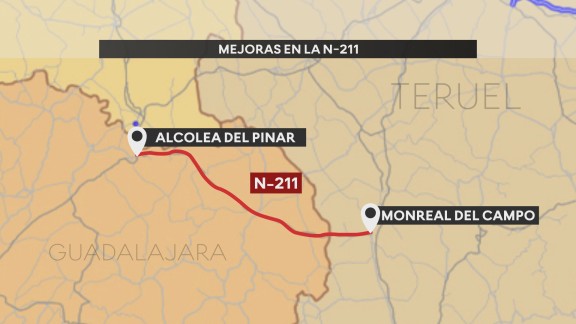 El estudio informativo para la mejora de la N-211 entre Monreal y Alcolea se decanta por descartar la autovía