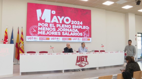 Los sindicatos saldrán el 1 de mayo a la calle 'Por el pleno empleo: menos jornada y mejores salarios'