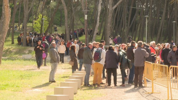 Cientos de oscenses celebran el Día de Aragón en el Cerro de San Jorge