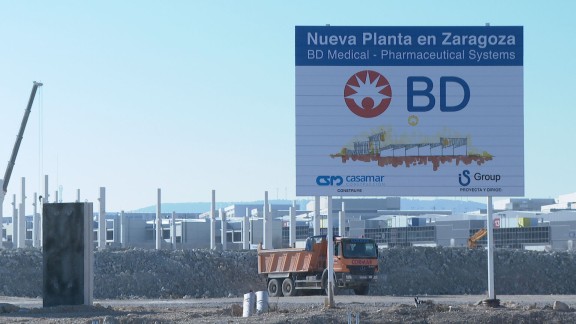 La planta de Becton Dickinson en Zaragoza espera estar al 100% en 2025 y multiplicar sus 35 trabajadores actuales