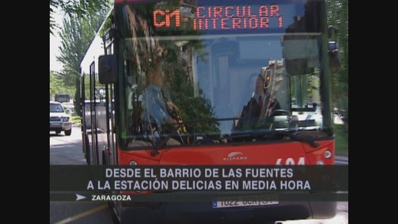 Entra en servicio el autobús Ci1 en Zaragoza