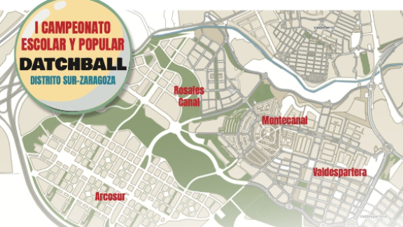 El datchball, protagonista en la jornada deportiva y familiar del Distrito Sur de Zaragoza