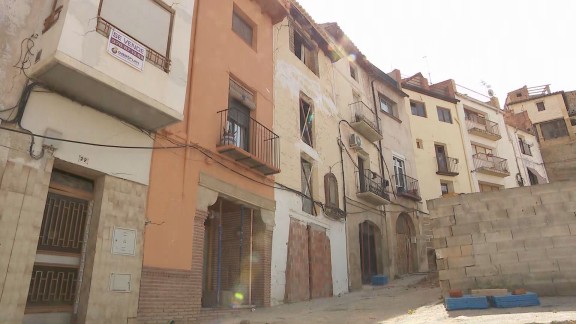 Las dos viviendas declaradas en estado de ruina en Alcañiz serán demolidas la próxima semana