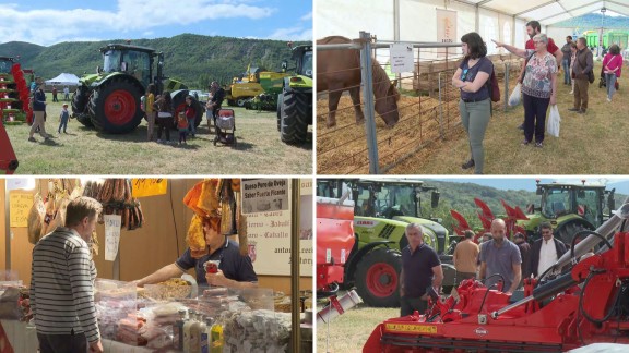 70 expositores y 30 ganaderías se dan cita en Expoforga, la feria de La Jacetania