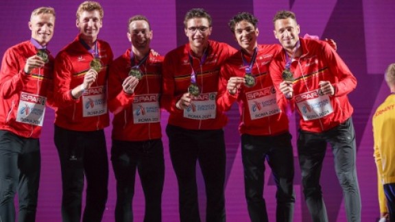La Bélgica de Christian Iguacel logra la medalla de oro sin su participación en la final
