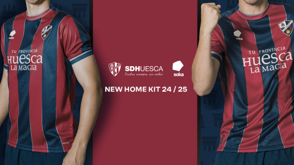 La SD Huesca presenta su nueva equipación