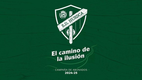 La SD Huesca presenta su campaña de abonados con el lema 'El camino de la ilusión'