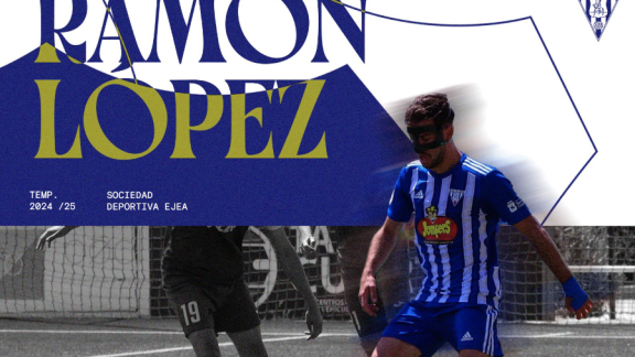 Ramón López renueva su contrato con la SD Ejea