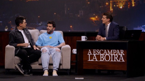 Errado de Aragón visita el ‘late night’ de Aragón TV, ‘A escampar la boira’