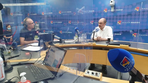 Aragón Radio entrevista al presidente del Gobierno de Aragón, Javier Lambán
