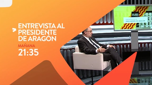 Entrevista al presidente Javier Lambán con motivo del Día de Aragón