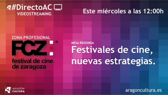 Las jornadas técnicas del Festival de Cine de Zaragoza se podrán seguir por el streaming de Aragón Cultura
