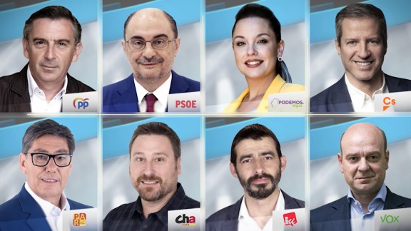 El cierre de la campaña electoral, en directo en Aragón TV y Aragón Radio