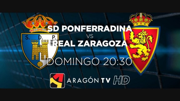 Aragón TV emite este domingo el encuentro Ponferradina-Real Zaragoza