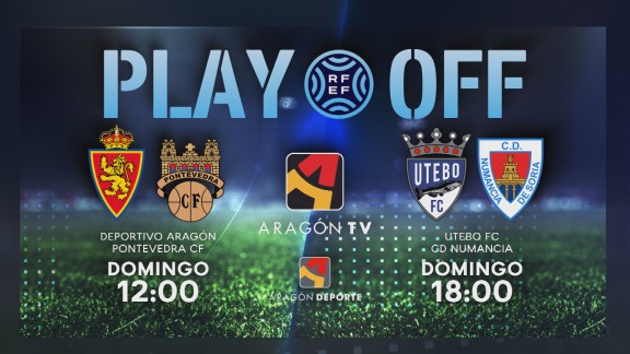 Aragón TV emite los encuentros de playoff de ascenso a Primera RFEF del Deportivo Aragón y Utebo CF
