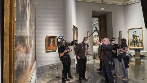 Aragón TV reúne a Saura con Goya una noche en el Museo del Prado