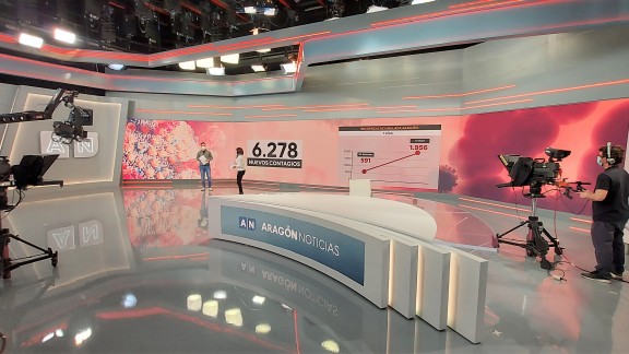 Aragón TV: un nuevo plató para los informativos líderes