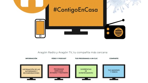 Aragón TV y Aragón Radio lanzan una plataforma digital para acompañar durante la crisis del Covid 19