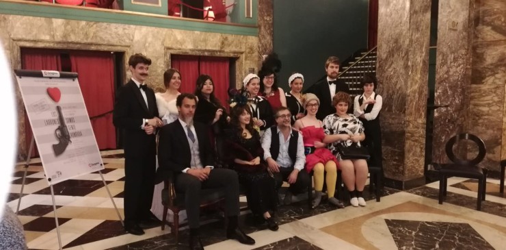 Alumnos de la Escuela Municipal de Teatro de Zaragoza. (Foto: Ayuntamiento de Zaragoza)