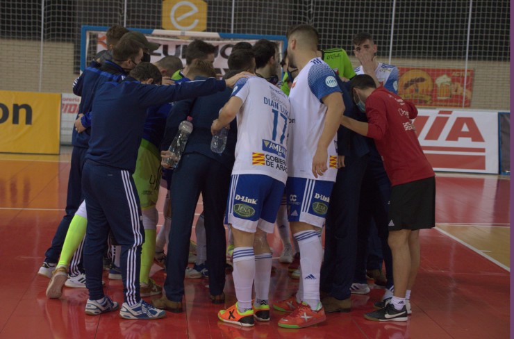 El Fútbol Emotion Zaragoza quiere regresar este martes a la senda de la victoria. Foto: Pedro Serrano