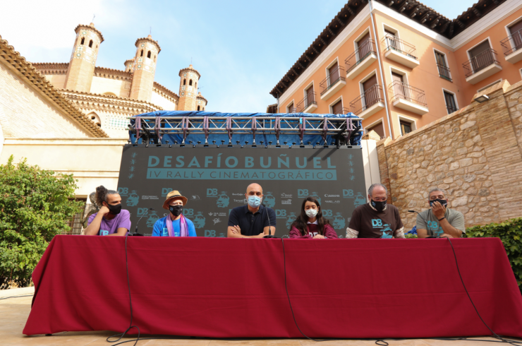 Presentación del rally cinematográfico 'Desafío Buñuel' en Teruel.