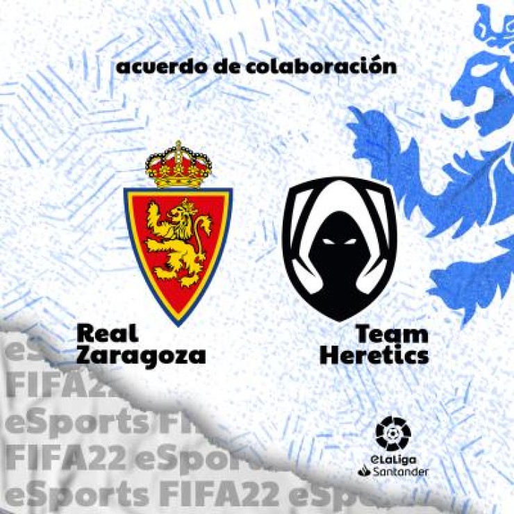 Acuerdo de colaboración entre el Real Zaragoza y Team Heretics.