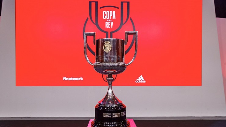 Imagen del trofeo de la Copa del Rey.
