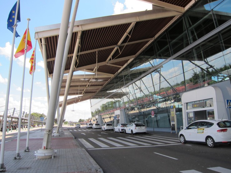 Terminal del aeropuerto de Zaragoza.