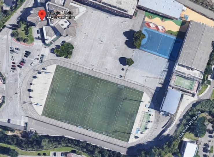 Los hechos sucedieron en el campo de fútbol del colegio Cristo Rey de Zaragoza.