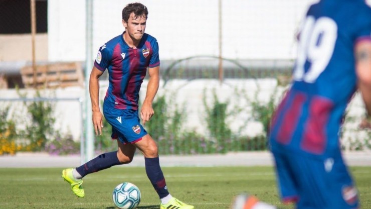 Euse Monzó, durante un partido con el Huesca. Foto: SD Huesca