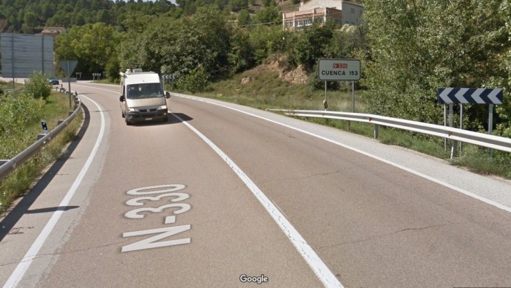Carretera que une Cuenca con Teruel. / Google Maps