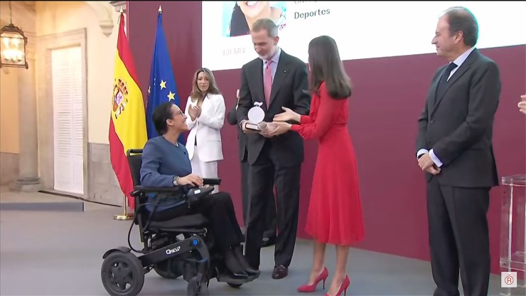 Teresa Perales recibe  la acreditación de "Embajadora Honoraria de la Marca España".