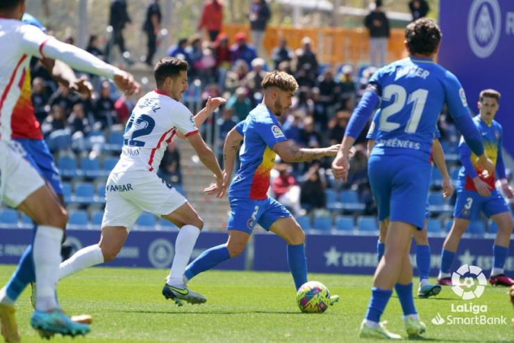 La SD Huesca encadena ya 13 partidos sin ganar como visitante este curso. Foto: LaLiga